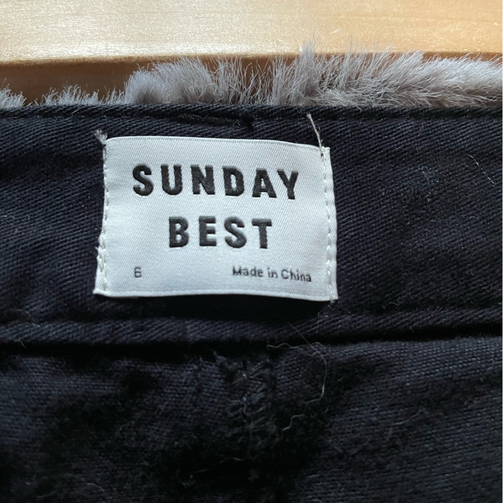 Aritzia Sunday Best Flan Pant Black Size 6 - Picture 2 of 5